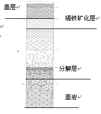 同时在岩石裂隙中分布有网状白色胶结物(硅质),未风化橄榄岩