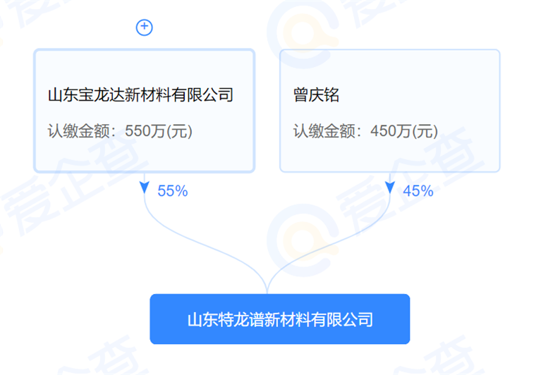 山东特龙谱新材料有限公司成立于2019年09月19日,由山东宝龙达新材料